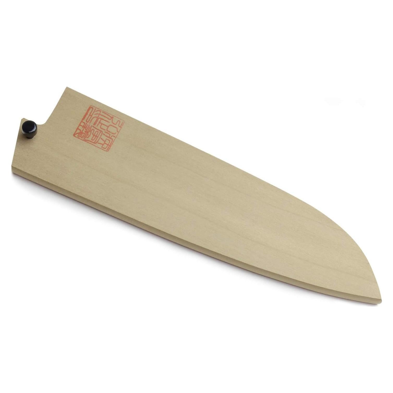 Cubierta Saya de Madera Magnolia Yoshihiro para Cuchillo Santoku 180mm