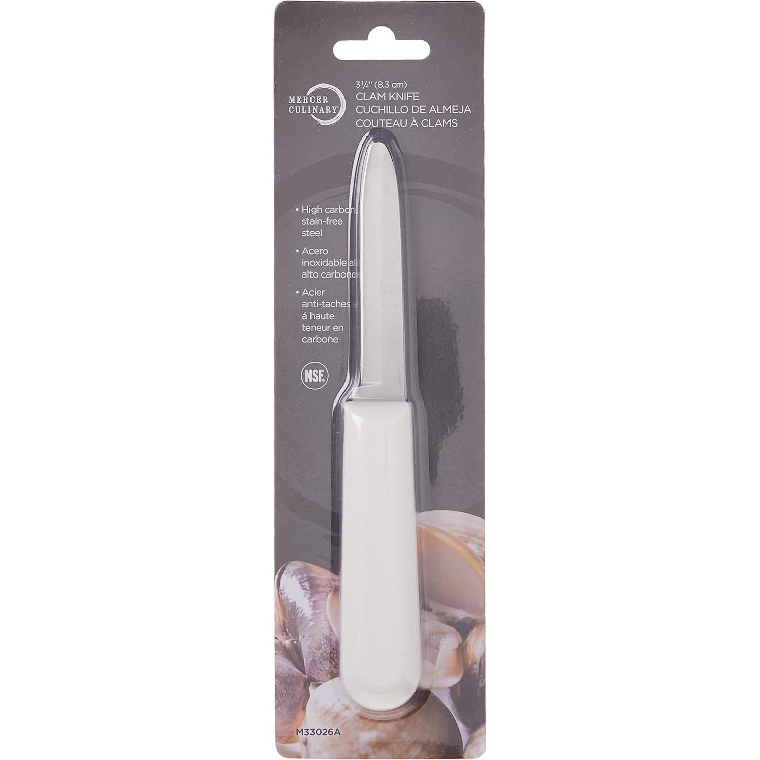 Cuchillo para Almejas Mercer Culinary 8.26 cm Pack de 2