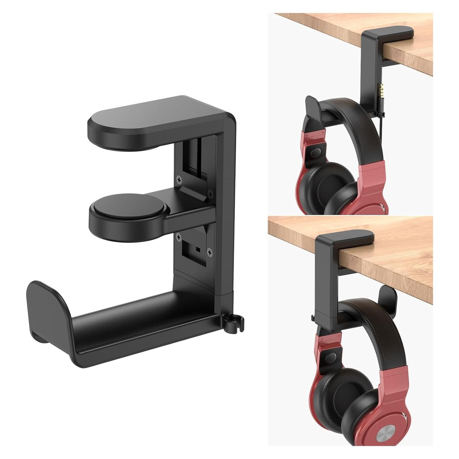 Soporte para Auriculares EURPMASK Ajustable Negro 360°