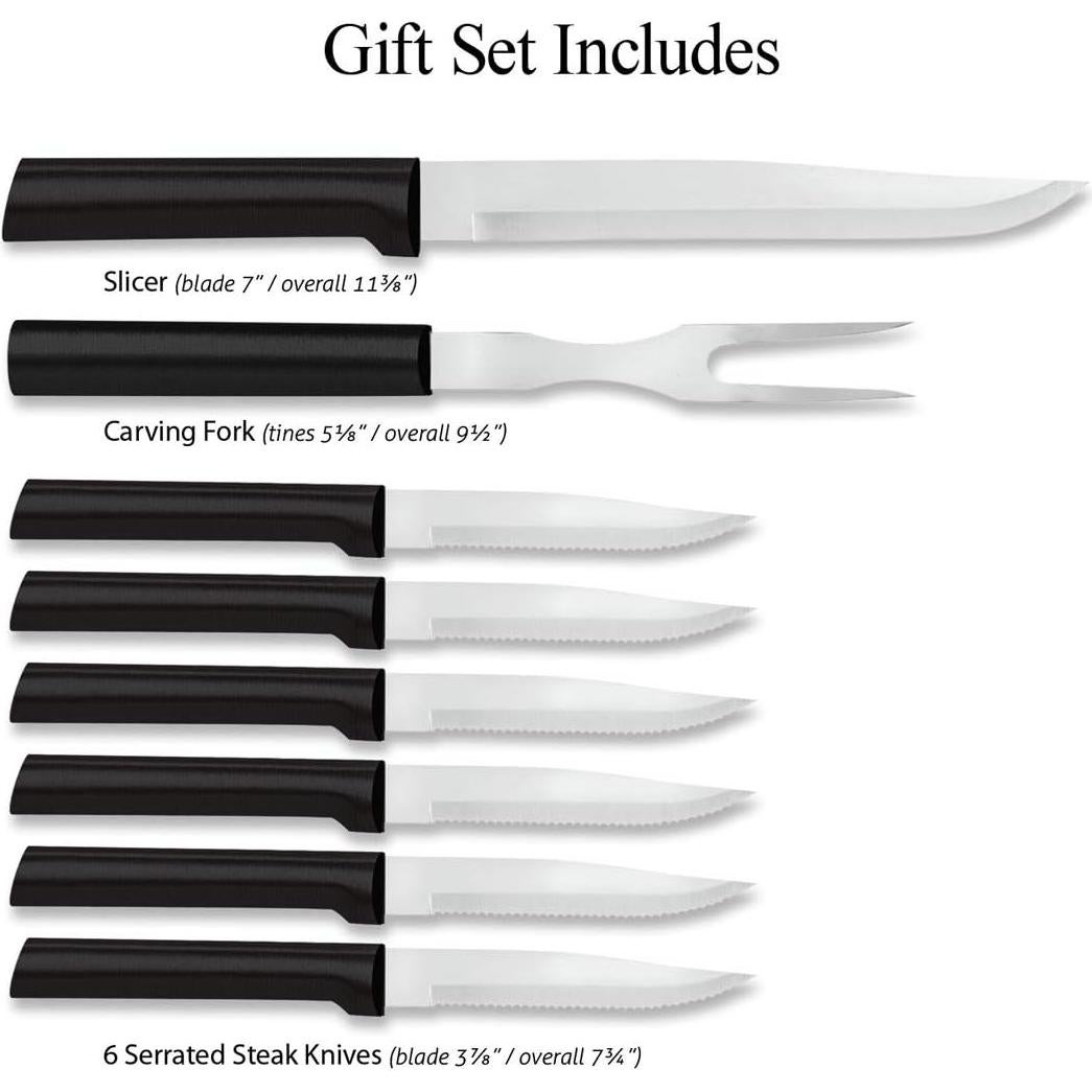 Juego de cuchillos Rada Cutlery 8 piezas para carne acero inoxidable