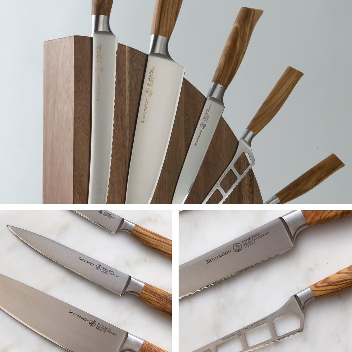 Conjunto de Cuchillos Messermeister Oliva Elite 6 Piezas