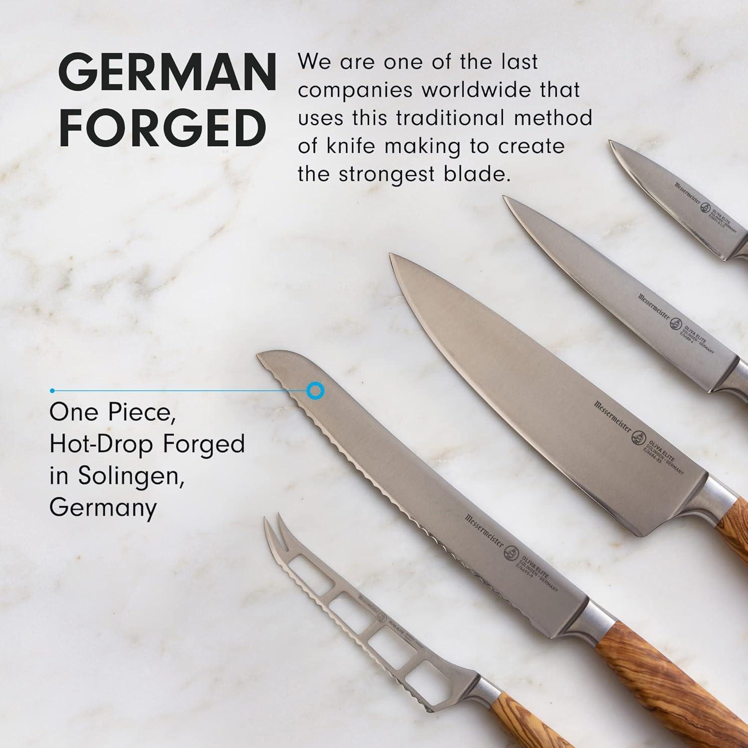 Conjunto de Cuchillos Messermeister Oliva Elite 6 Piezas