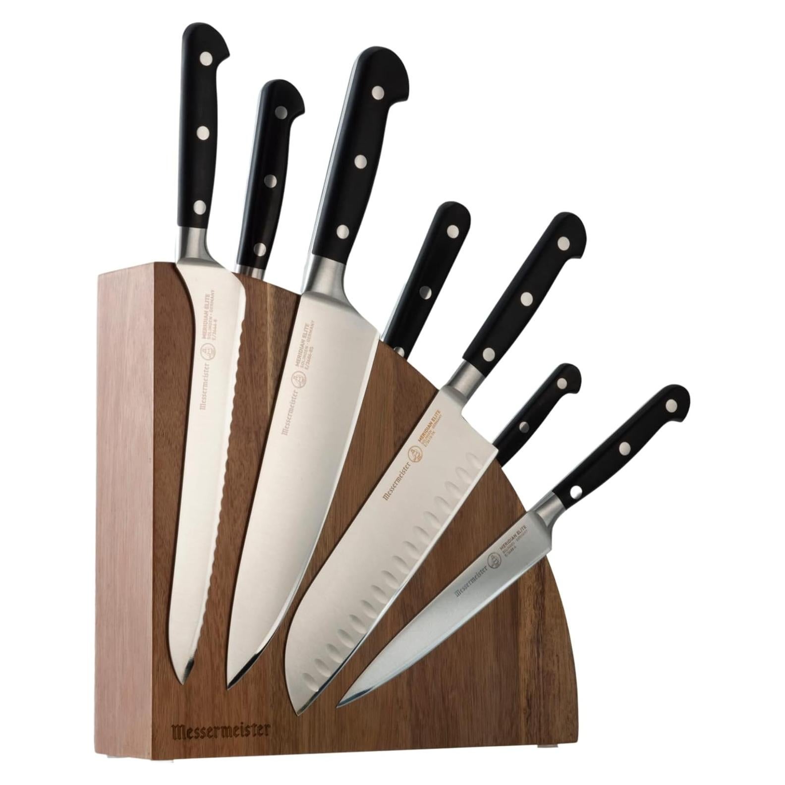 Set de Cuchillos de Cocina Messermeister Meridian Elite 8 Pzas