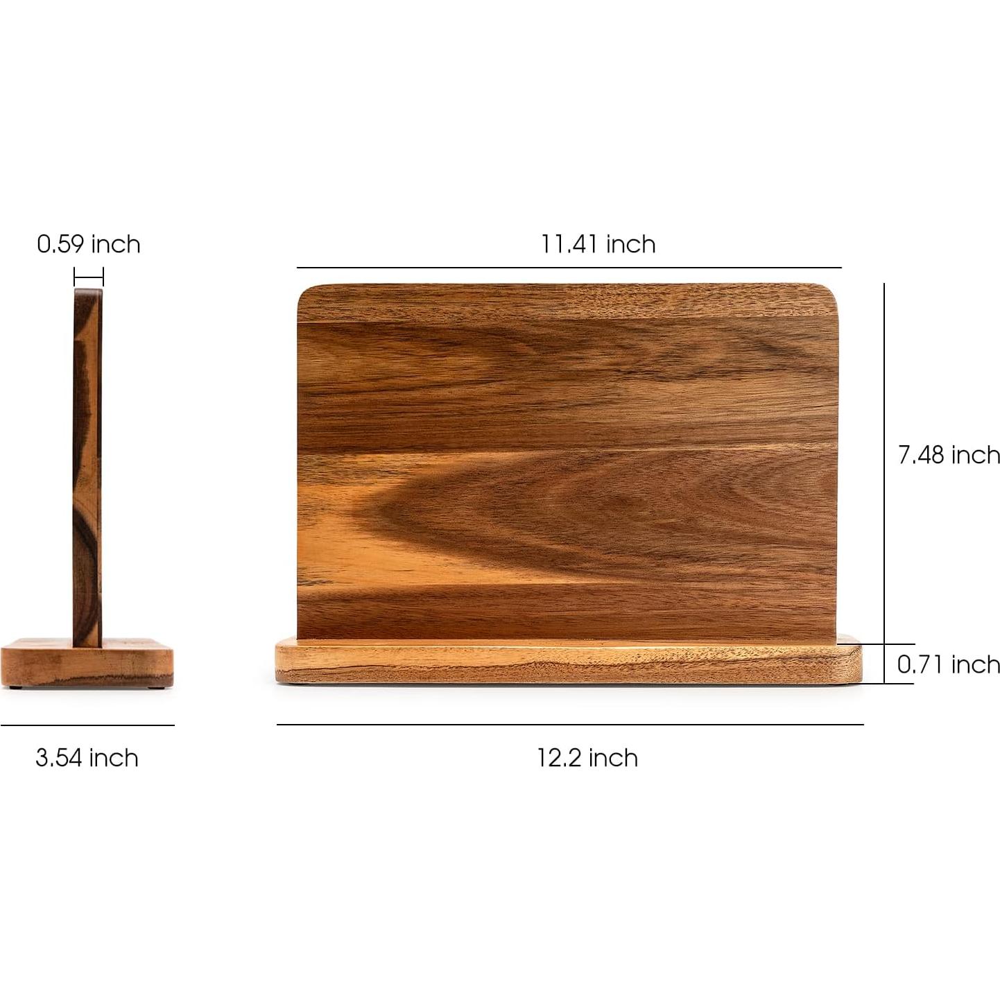 Soporte Magnético para Cuchillos BF Bill.F de Acacia 36x24cm