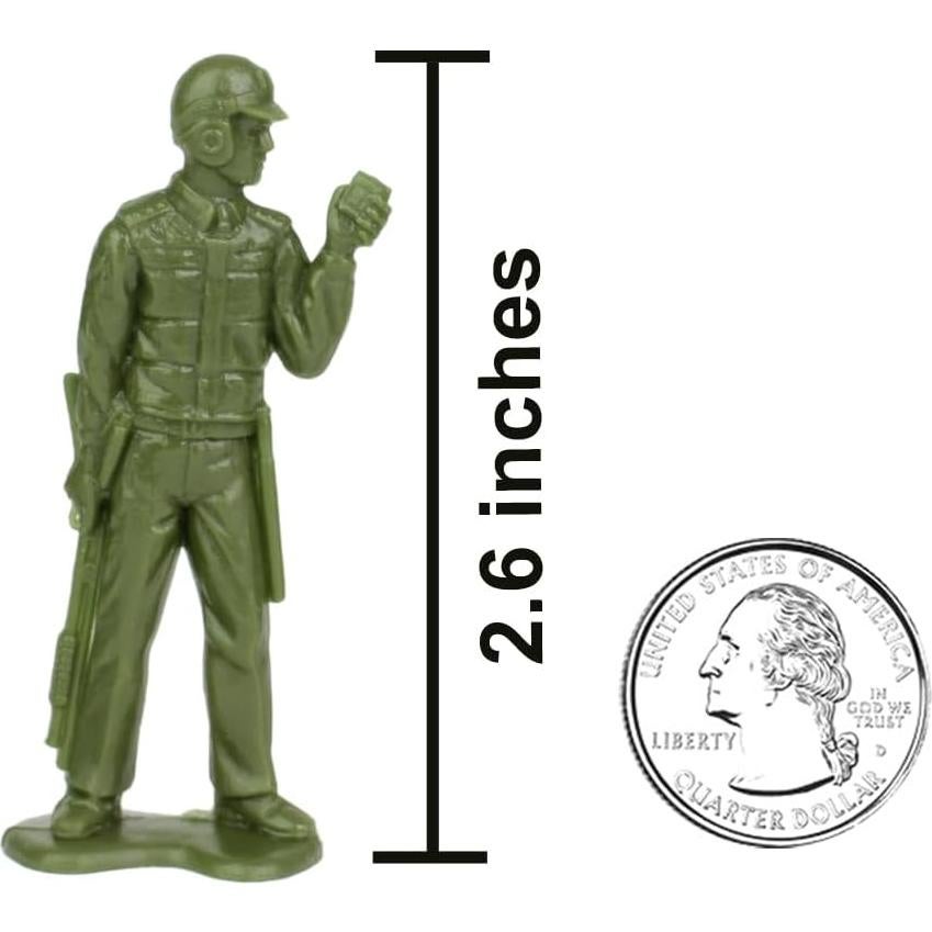 Figuras de Ejército Tim Mee Toy SWAT - 24 Policías 6,60 cm
