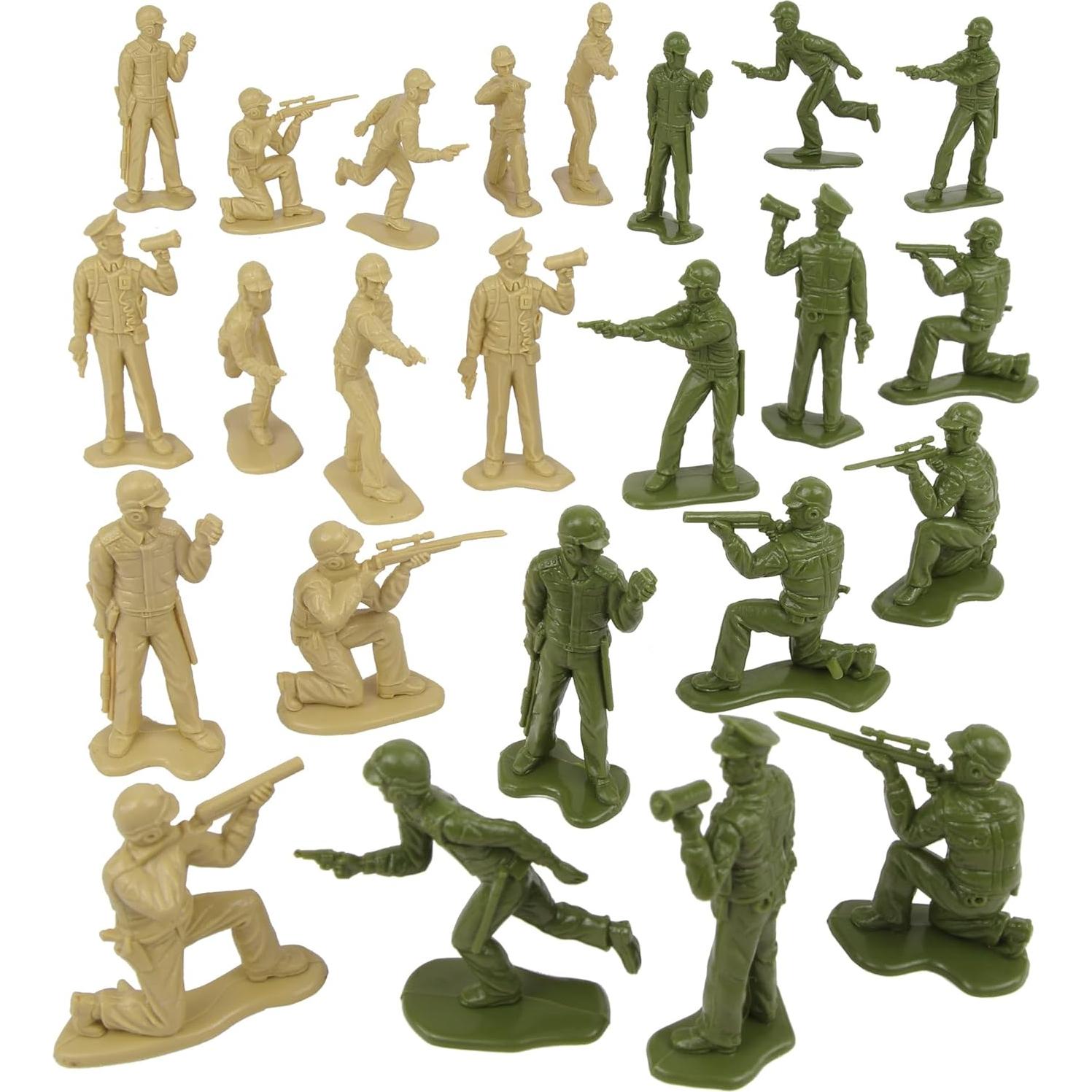 Figuras de Ejército Tim Mee Toy SWAT - 24 Policías 6,60 cm