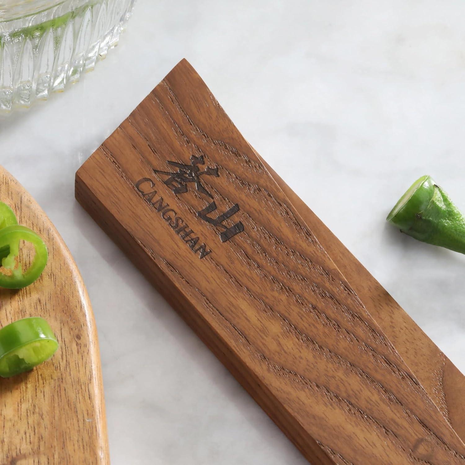 Funda Magnética Cangshan para Cuchillos 5" Madera de Ceniza