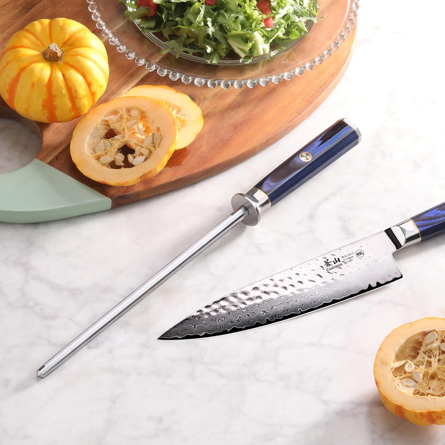 Acero de Afilar Cangshan KITA 23 cm Diamante Alta Calidad