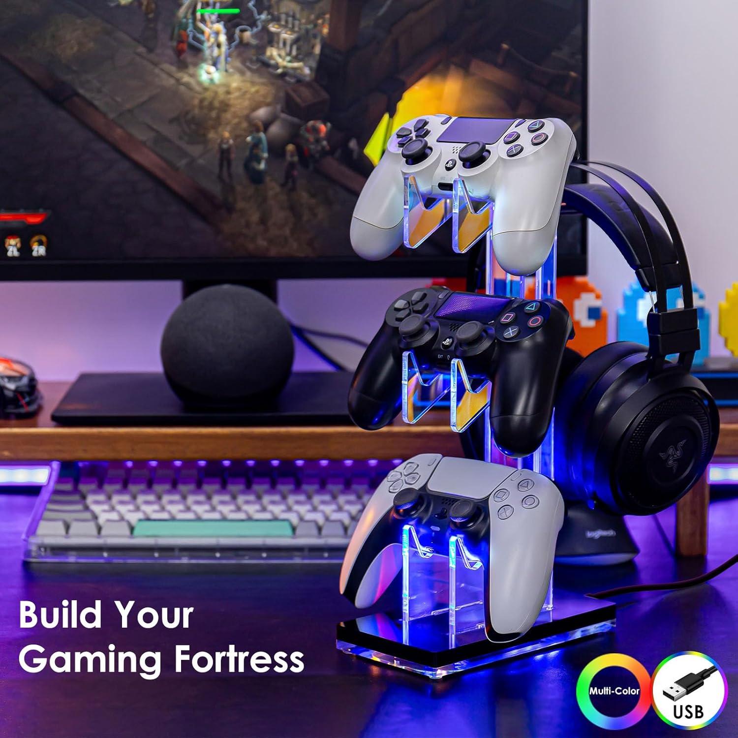 Soporte Acrílico OAPRIRE para Controladores y Auriculares