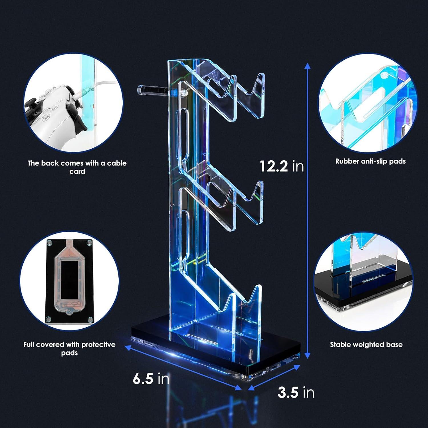 Soporte Acrílico OAPRIRE para Controladores y Auriculares