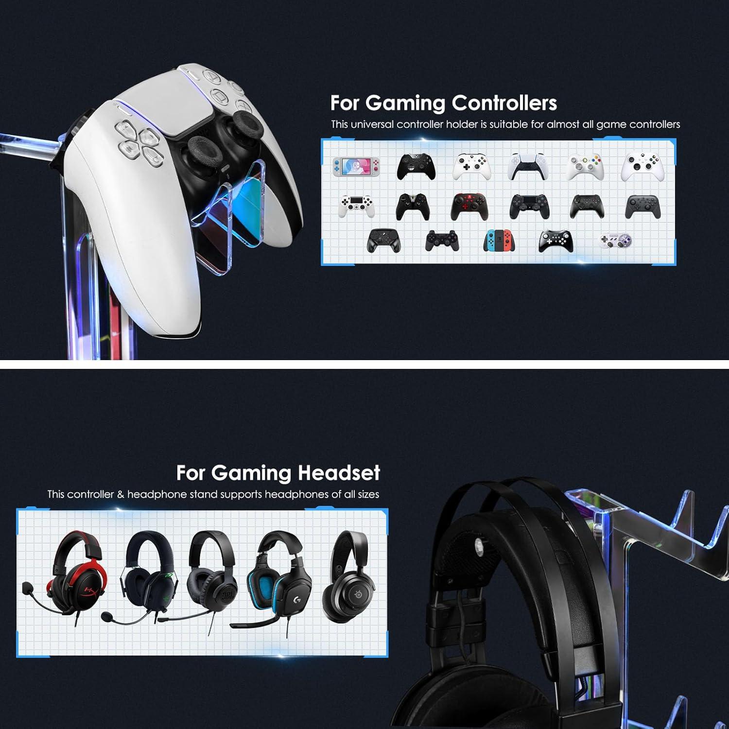 Soporte Acrílico OAPRIRE para Controladores y Auriculares