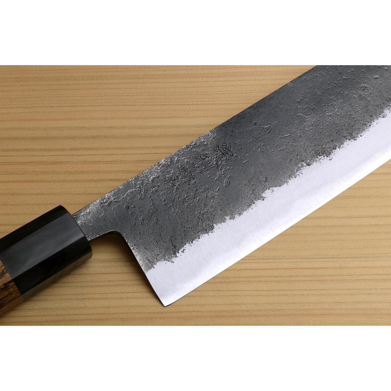 Cuchillo Nakiri Yoshihiro Acero Carbono Blanco #2 165mm