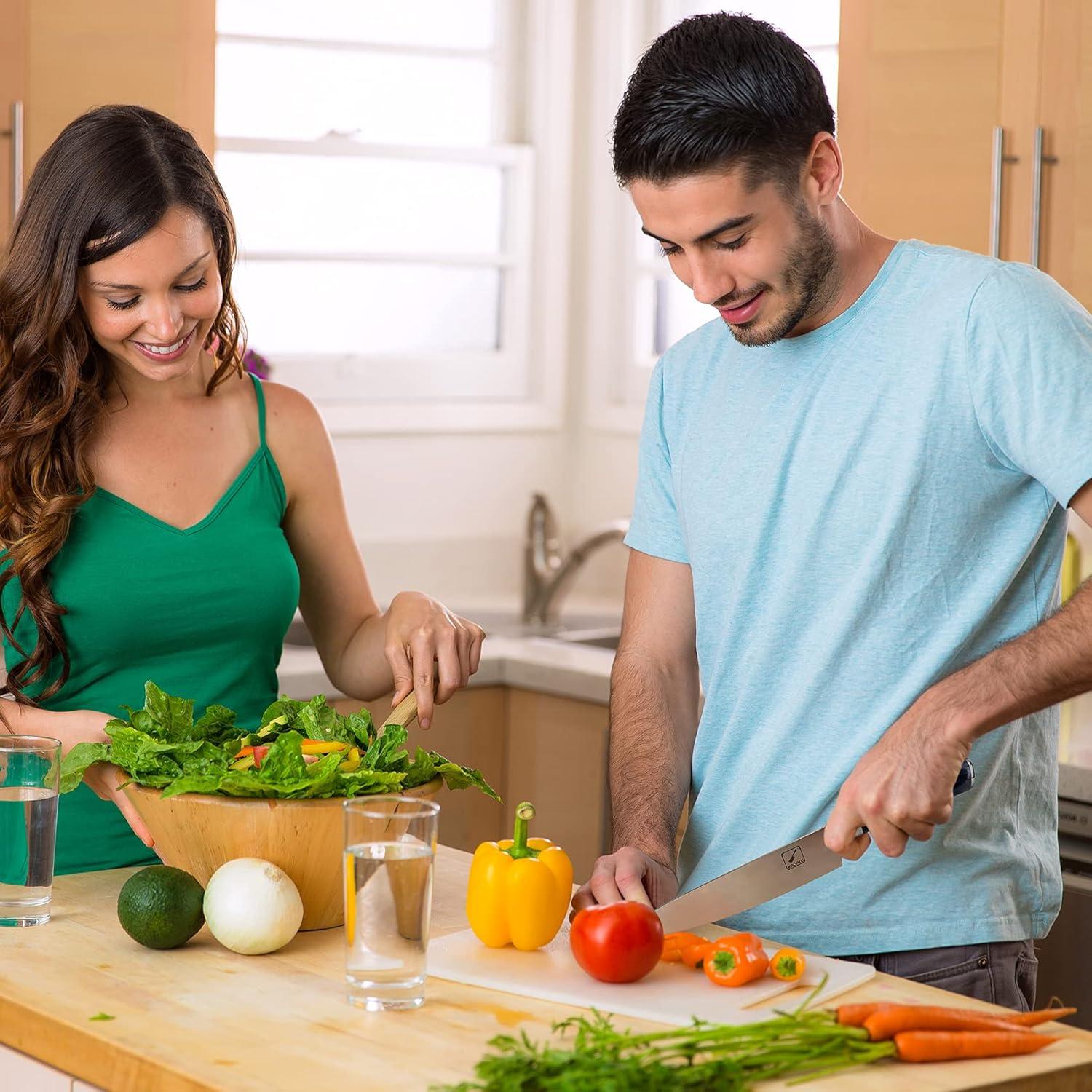 Cuchillo Chef imarku 20 cm Acero Inoxidable Alto Carbono