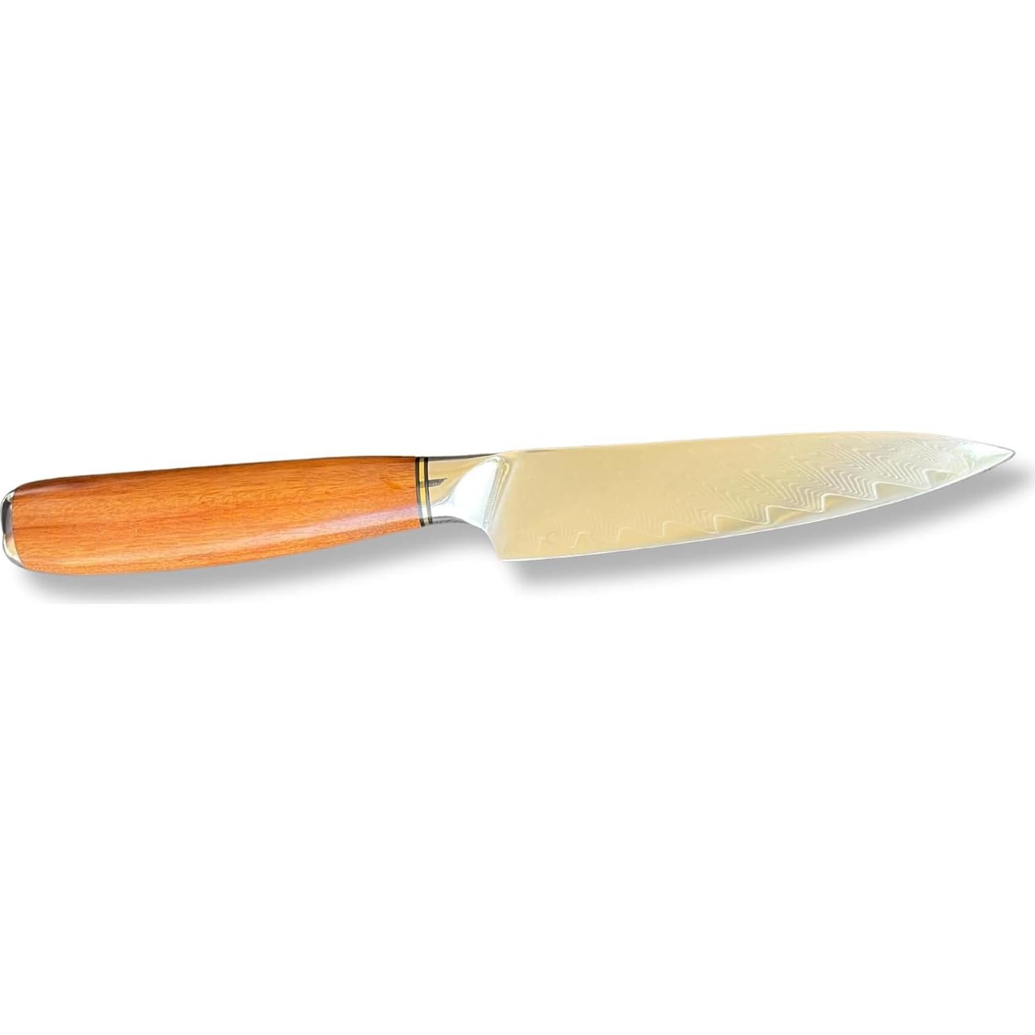 Cuchillo de Utilidad VICIUS 12.7 cm Acero Damasco 67 Capas