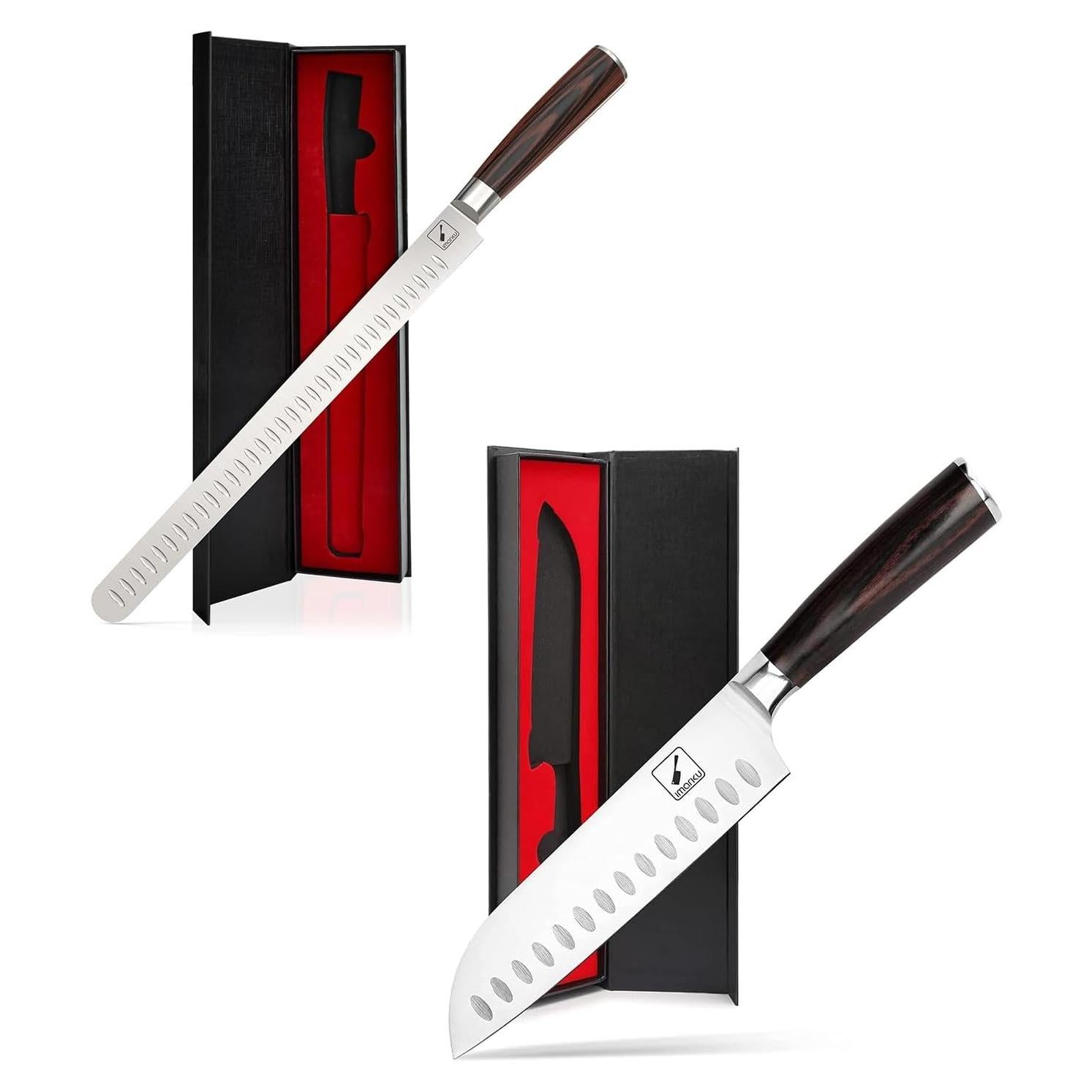 Cuchillo de Chef Santoku imarku 18 cm Acero Inoxidable Ultra Afilado