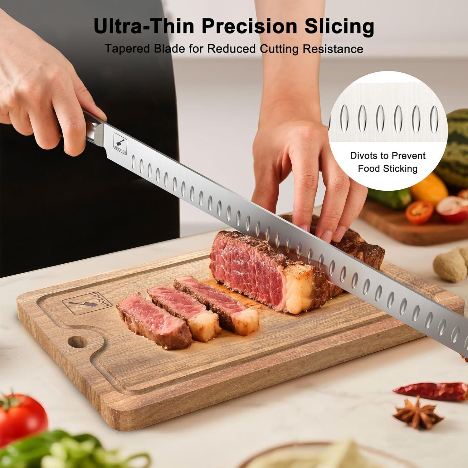 Cuchillo de Chef Santoku imarku 18 cm Acero Inoxidable Ultra Afilado