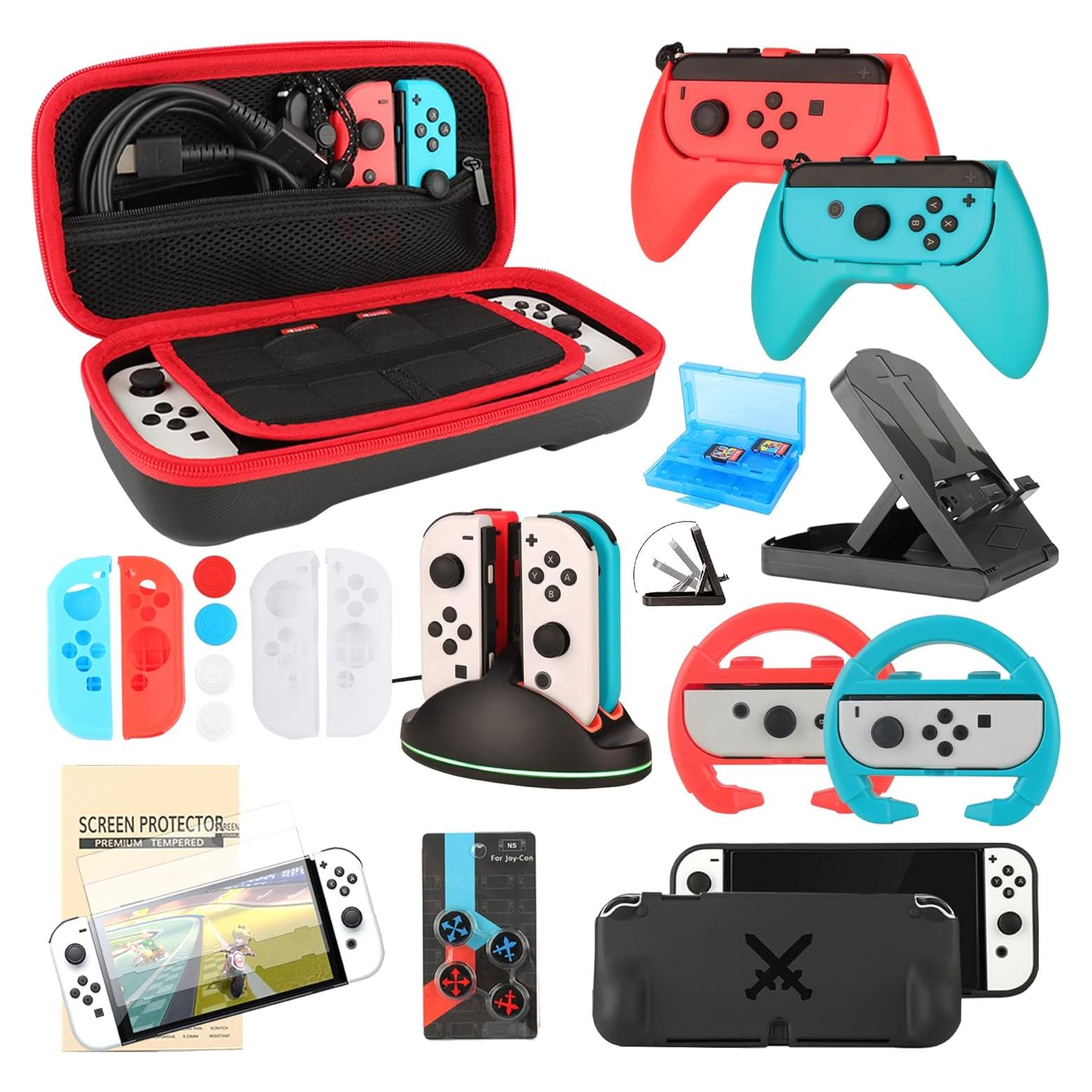 Kit de Accesorios para Nintendo Switch OLED RTop 23 en 1