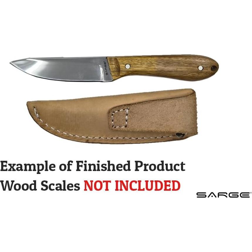 Kit de Cuchillo Personalizado Sarge Knives Semi-Skinner 7.9 cm