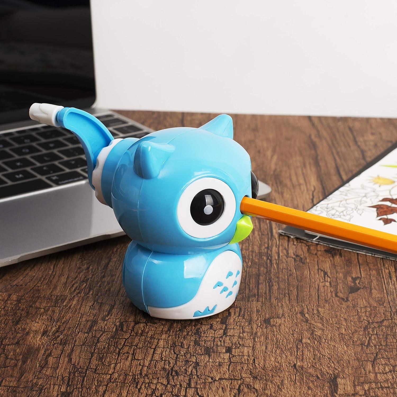 Sacapuntas Manual Mr. Pen en Forma de Búho para Niños