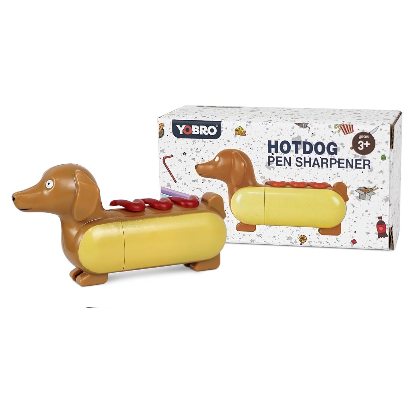 Sacapuntas Manual YOBRO Hotdog para Niños y Estudiantes