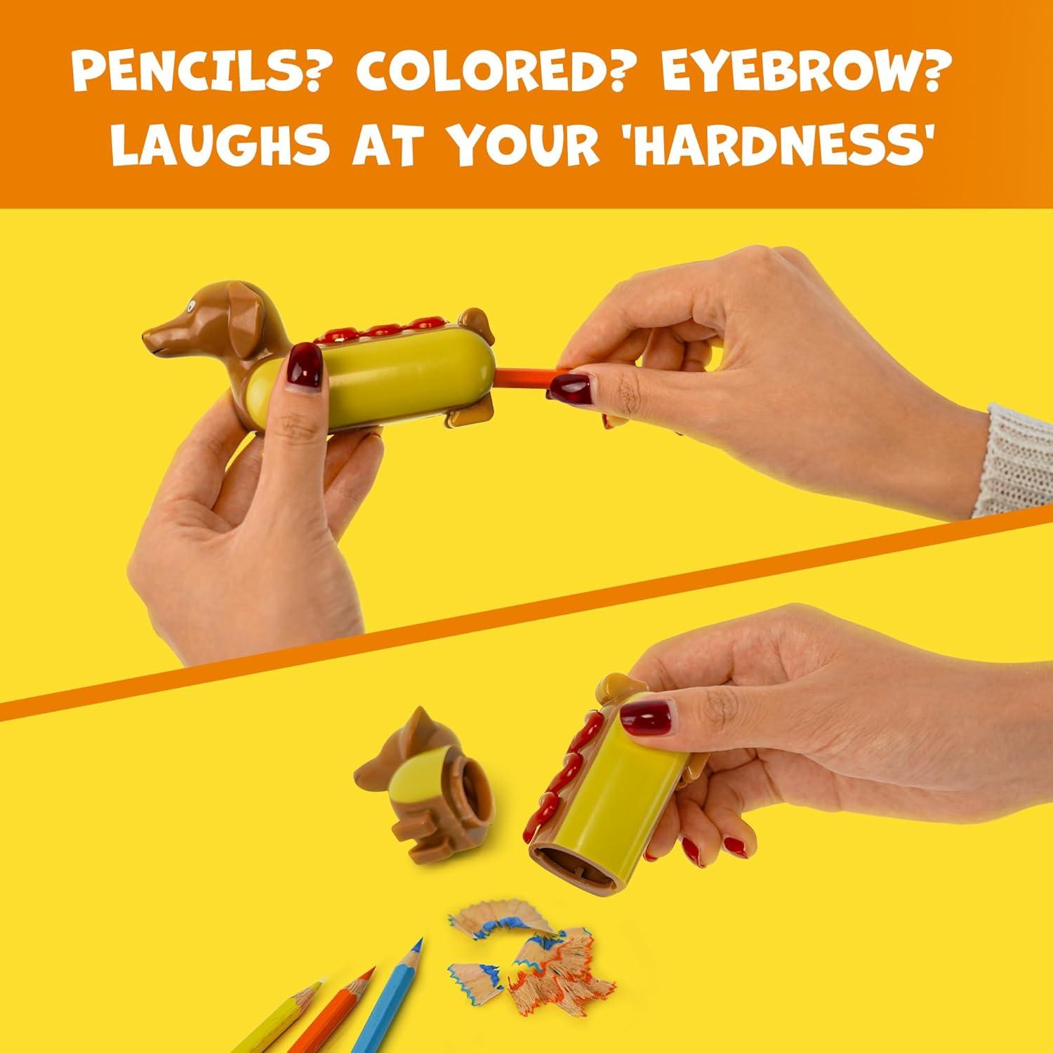 Sacapuntas Manual YOBRO Hotdog para Niños y Estudiantes