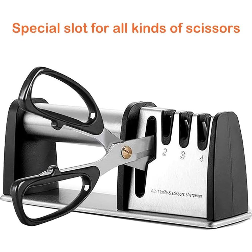 Afilador de cuchillos y tijeras Wattlink 4 en 1 21.6 cm