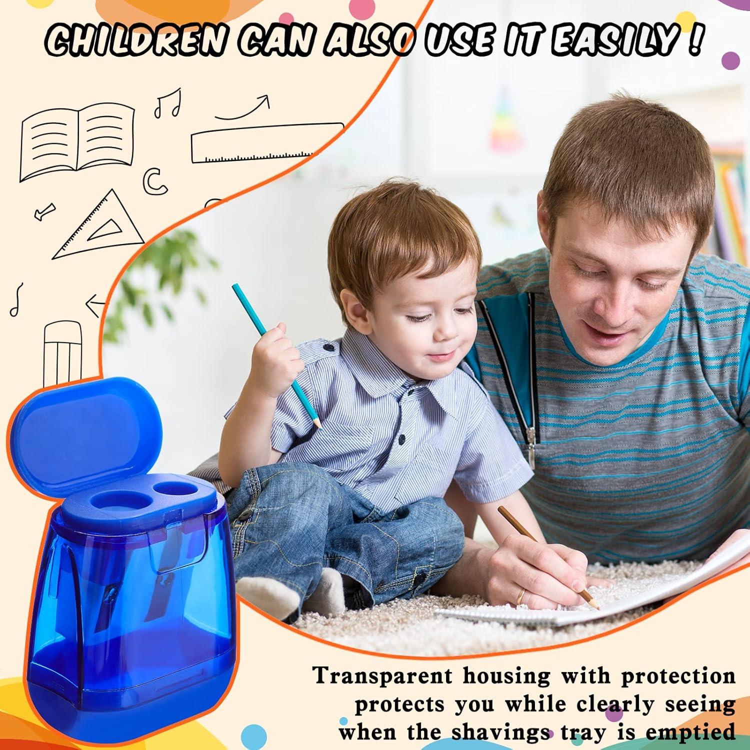 Sacapuntas Manual Doble Orificio SATINIOR 36 Pcs Colores