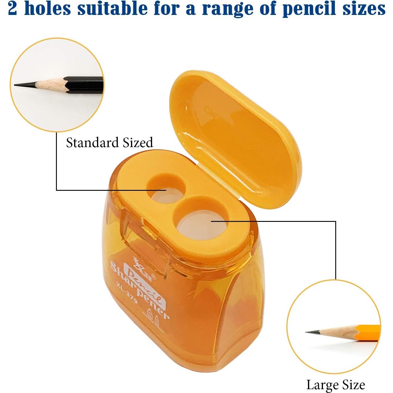 Sacapuntas Manual Doble Agujero Alpurple 36 Pcs - Plástico