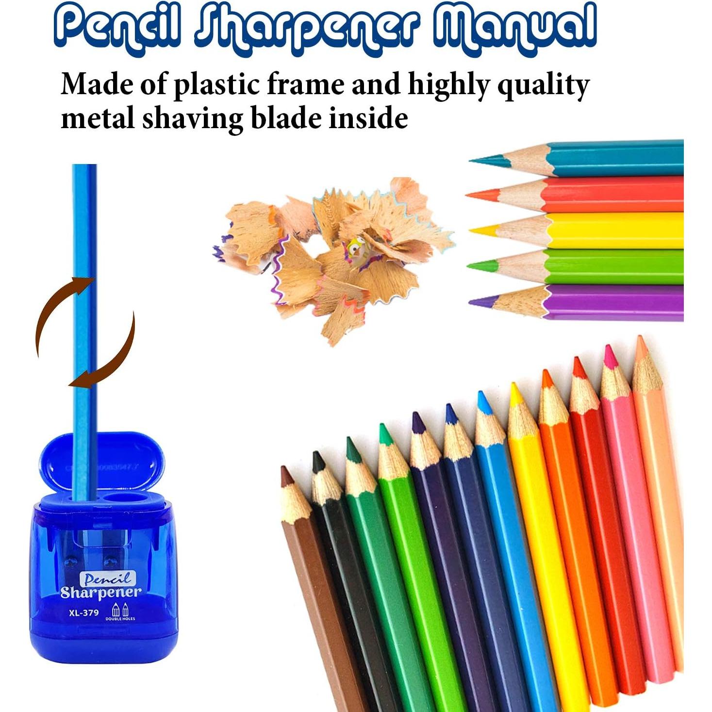 Sacapuntas Manual Doble Agujero Alpurple 36 Pcs - Plástico