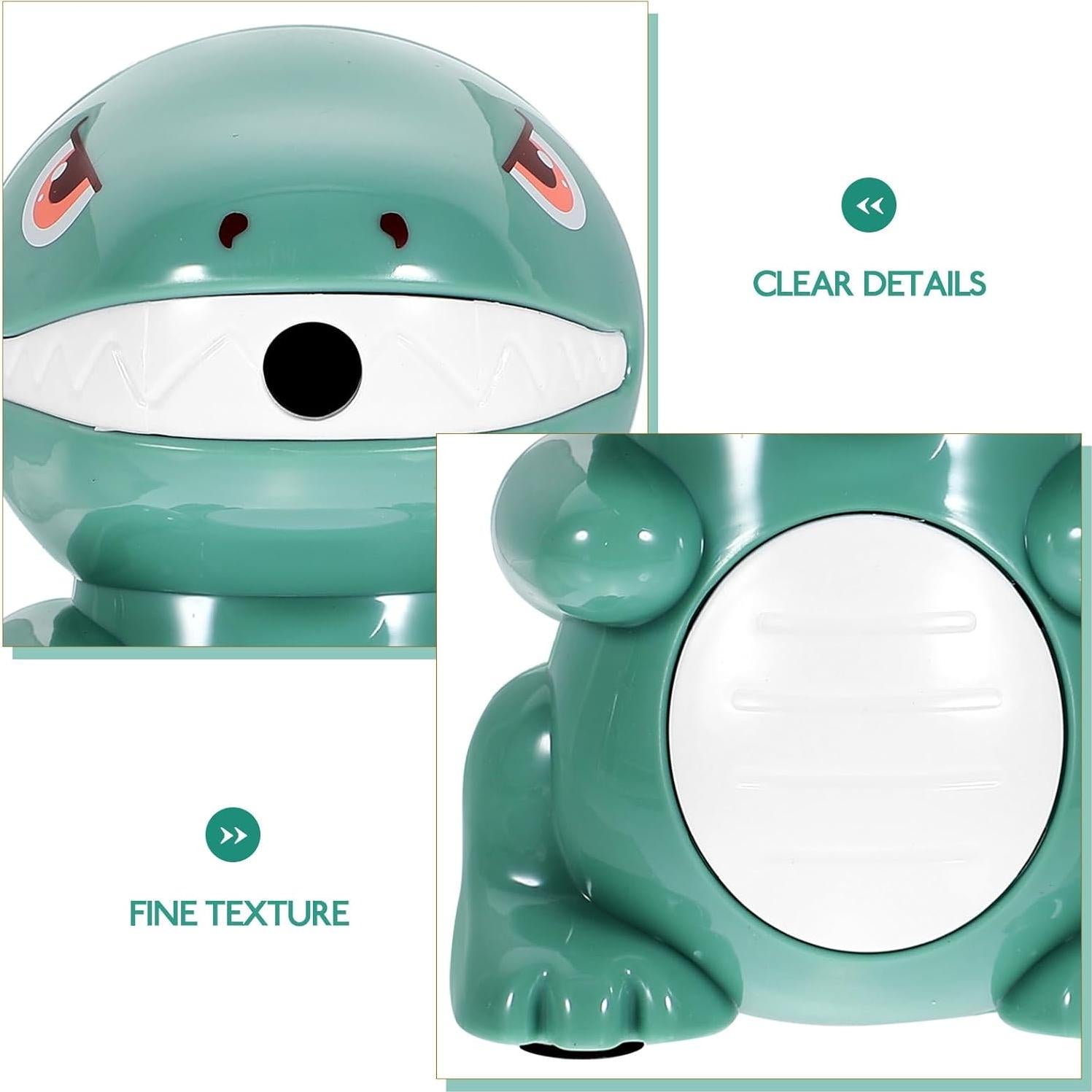 Sacapuntas Manual Tofficu Dinosaurio Verde - Compacto y Ligero