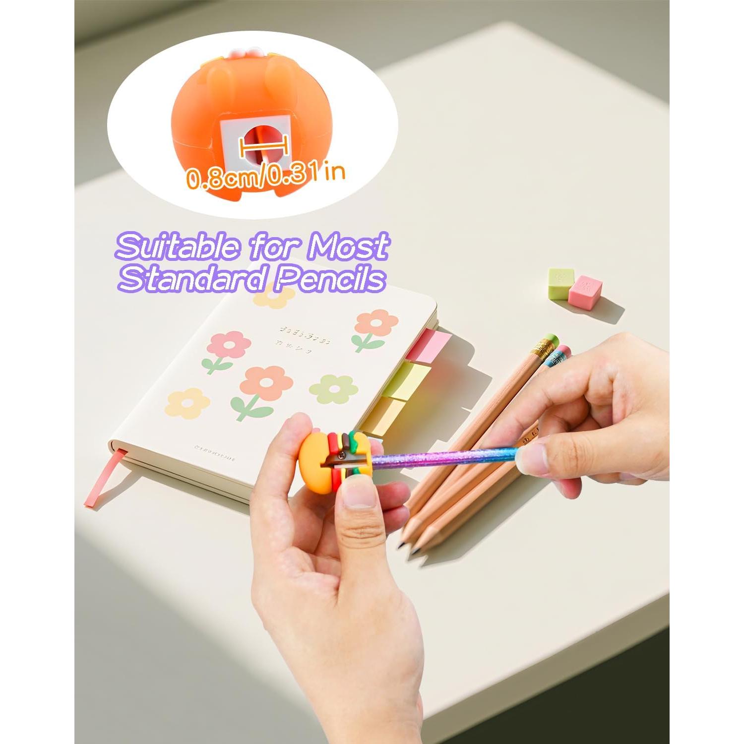 30 Sacapuntas Divertidos Molybdix para Niños - Coloridos