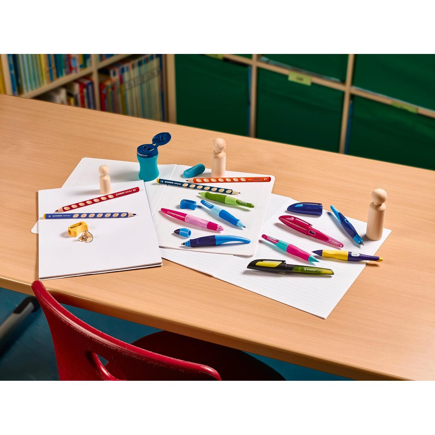 Sacapuntas Ergonómico STABILO EASYsharpener Diestro Naranja