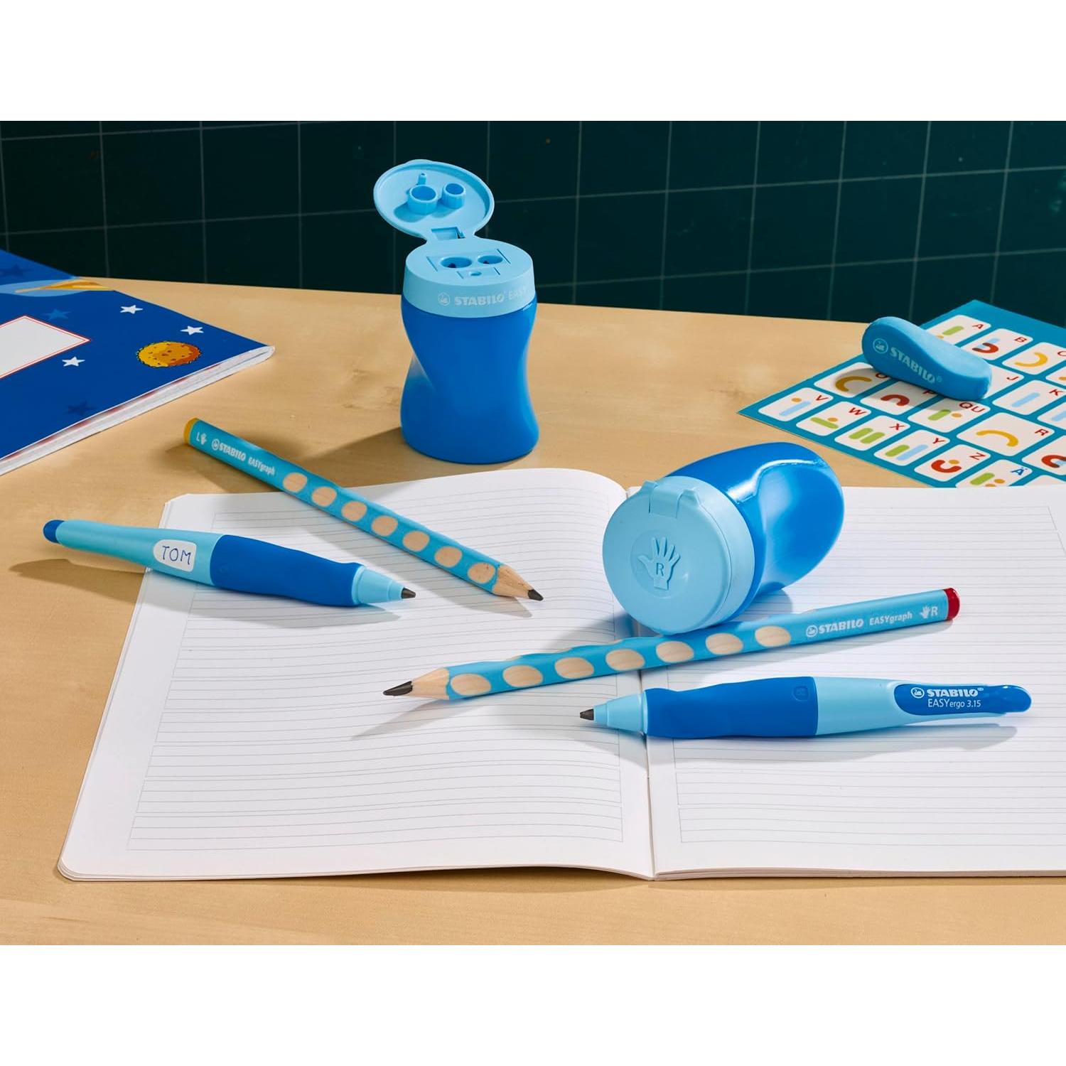 Sacapuntas Ergonómico STABILO EASYsharpener Diestro Naranja