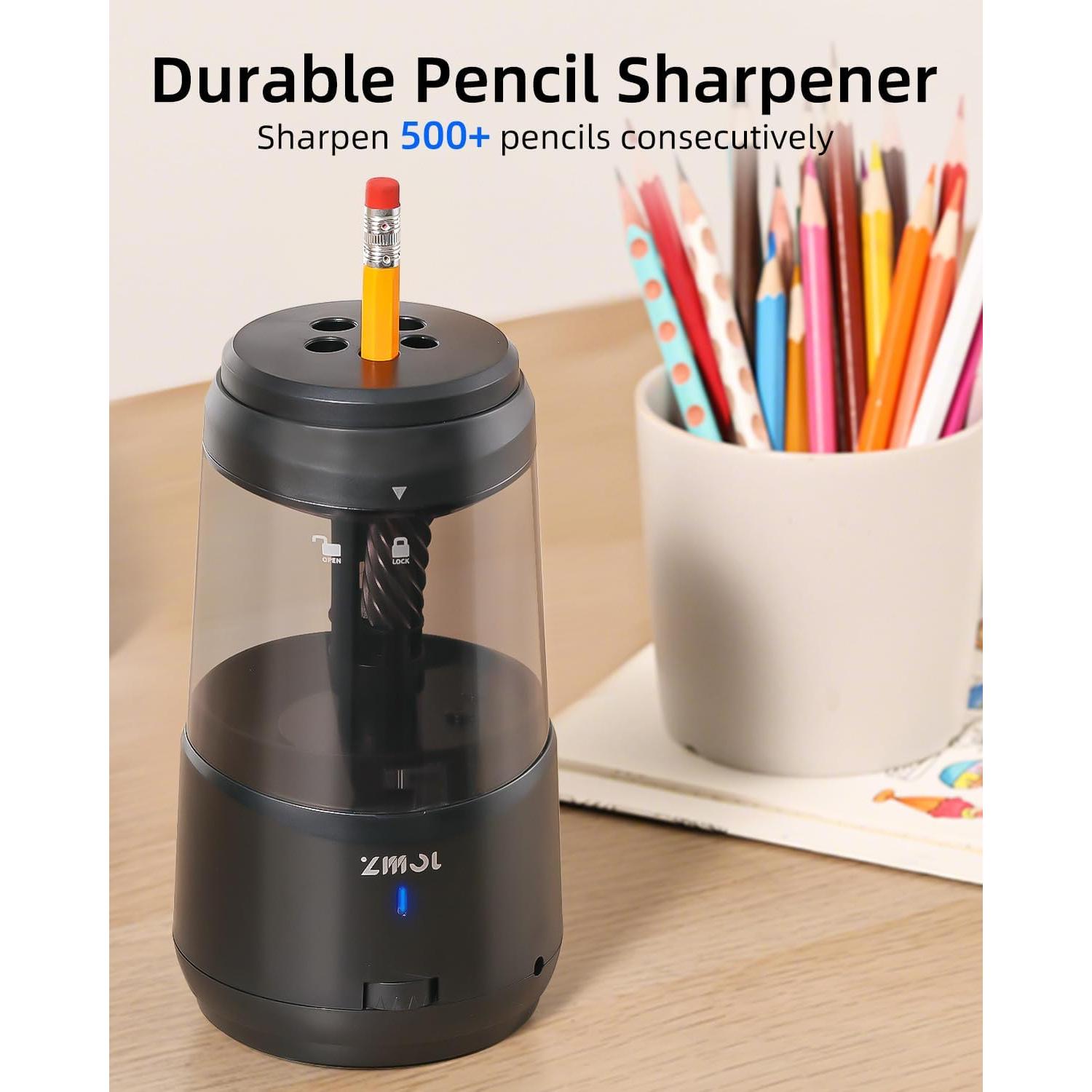 Afilador Eléctrico ZMOL JY-015 con Parada Automática y 5 Velocidades