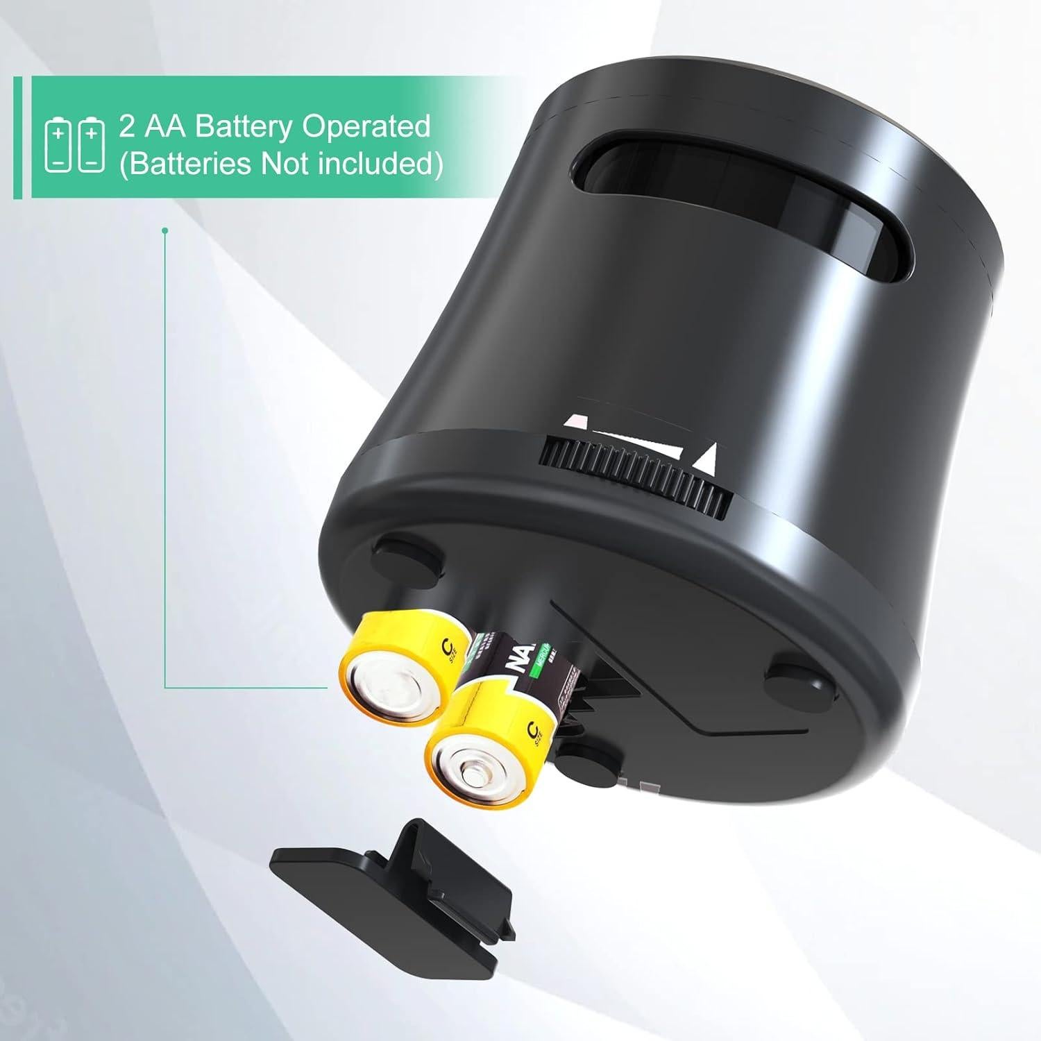 Sacapuntas Eléctrico Bocyteopr a Batería Negro 6-8mm