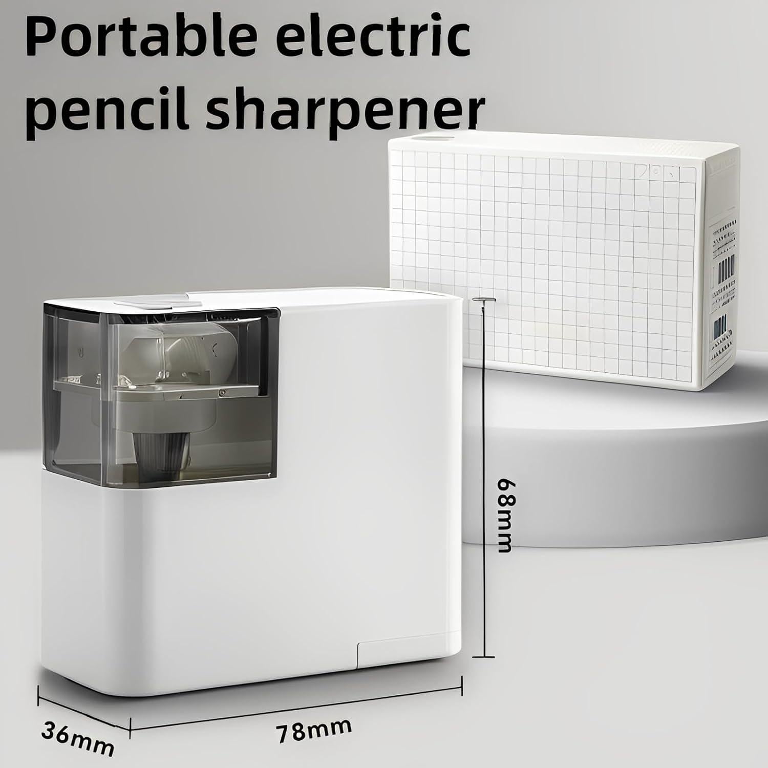 Sacapuntas Eléctrico ZQS a Batería para Lápices 6-8mm