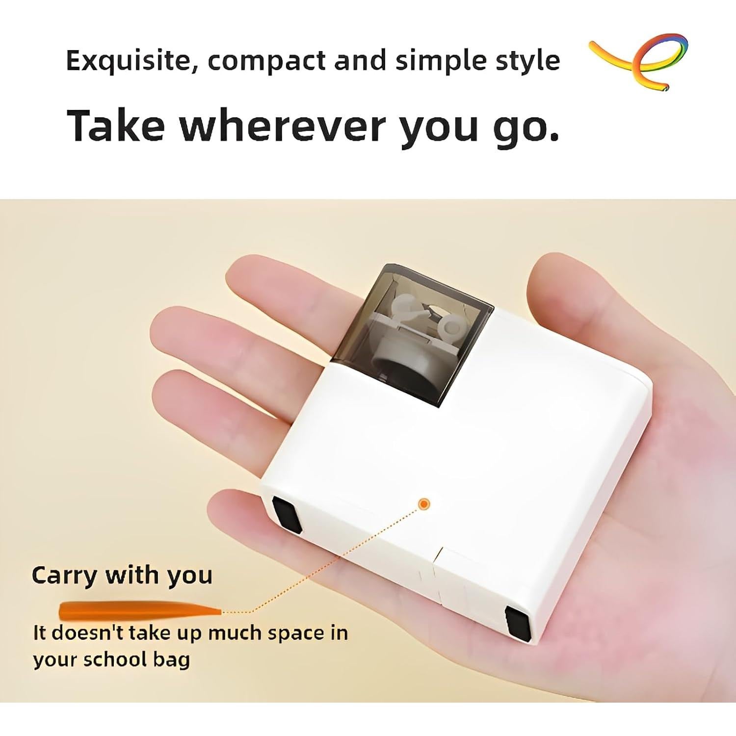 Sacapuntas Eléctrico ZQS a Batería para Lápices 6-8mm