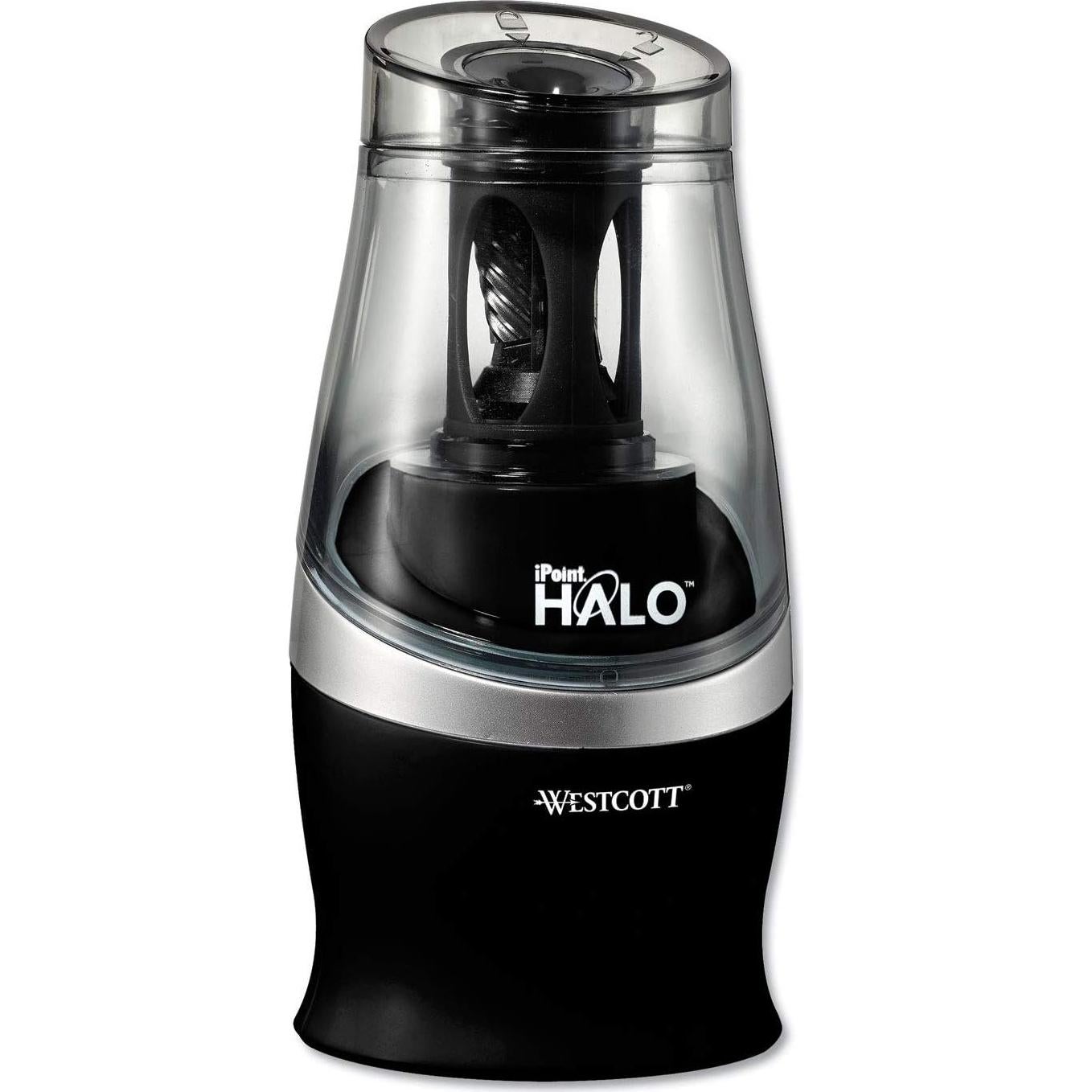 Sacapuntas Eléctrico Westcott iPoint Halo 20.9x8.9 cm Negro