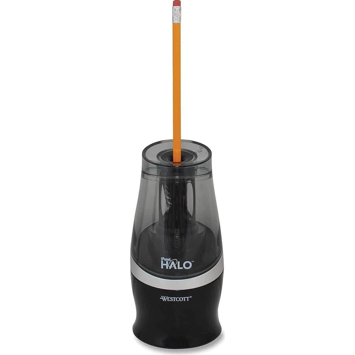 Sacapuntas Eléctrico Westcott iPoint Halo 20.9x8.9 cm Negro