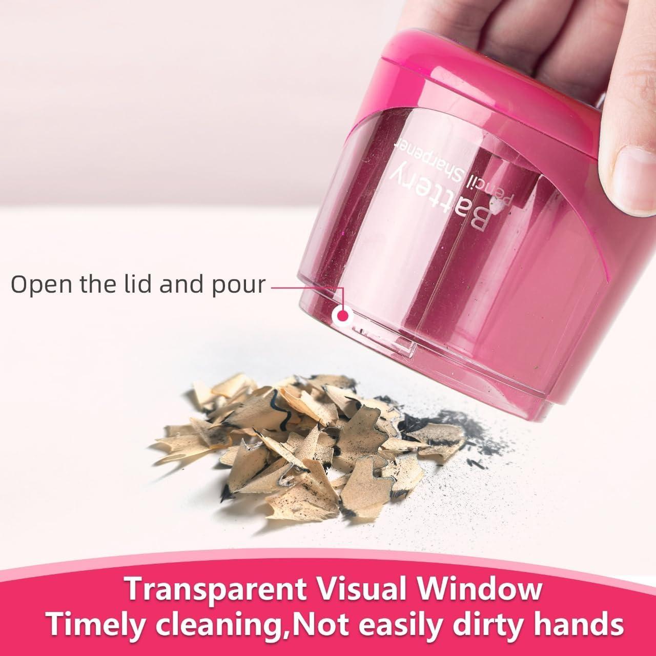 Sacapuntas Eléctrico a Batería VEOOK PS04 Portátil 6-8mm