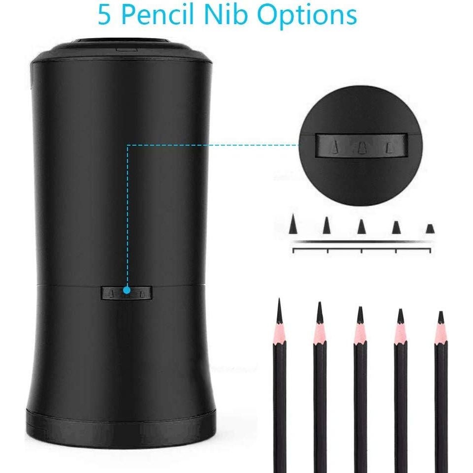 Sacapuntas Eléctrico AFMAT Recargable Punta Larga 6-9.6mm