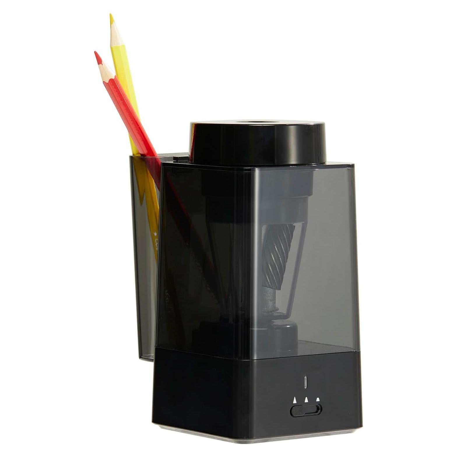 Sacapuntas Eléctrico Automático SEVENY Negro 6-12mm