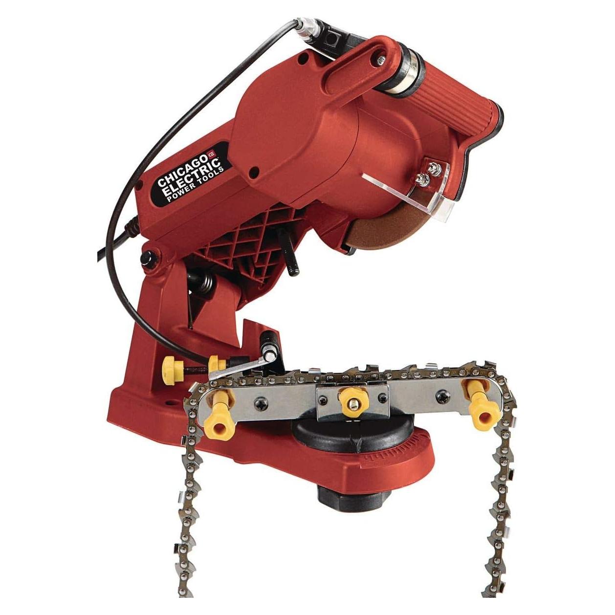 Afilador de Cadena de Sierra Eléctrica Chicago 90W 4200 RPM