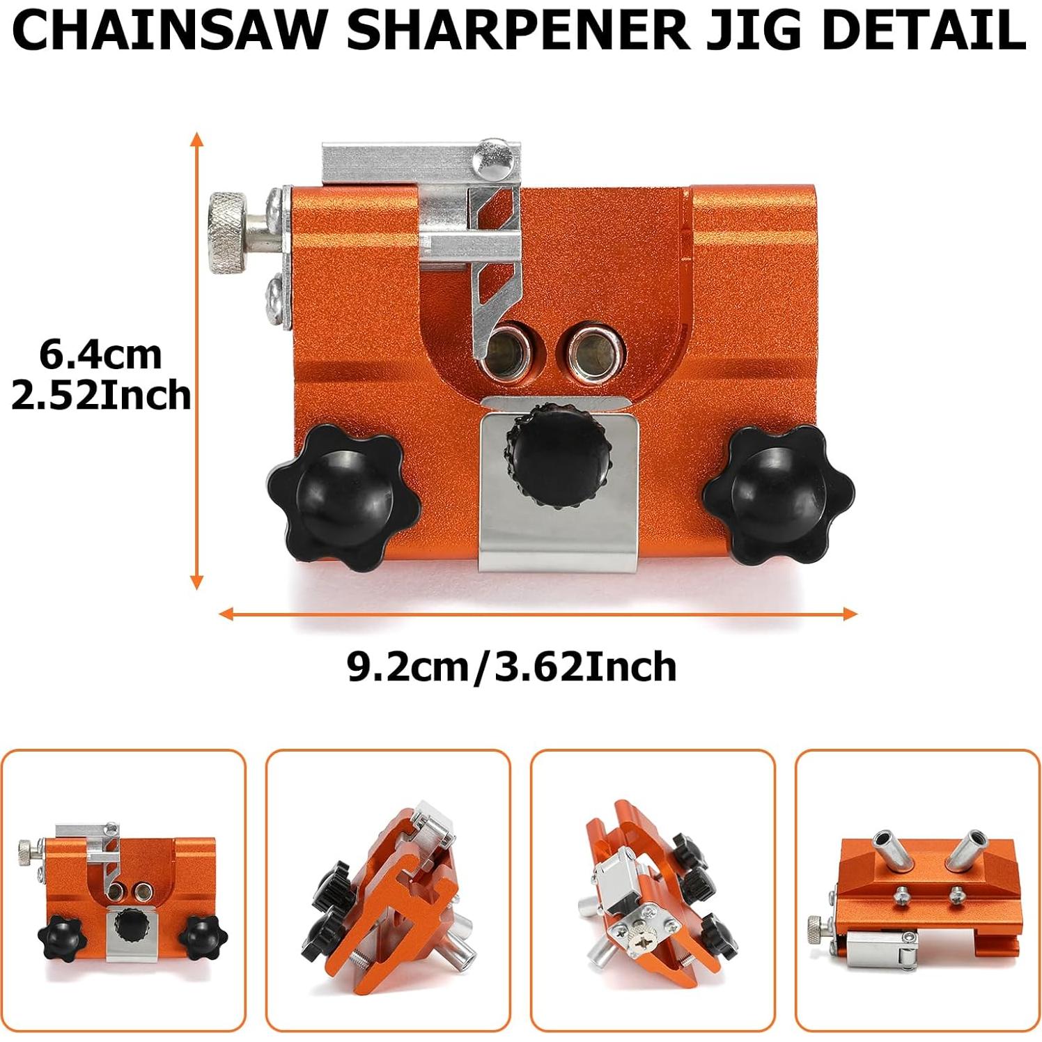 Kit de Afilador de Motosierra LSMYOTA con 6 Varillas 4-22"