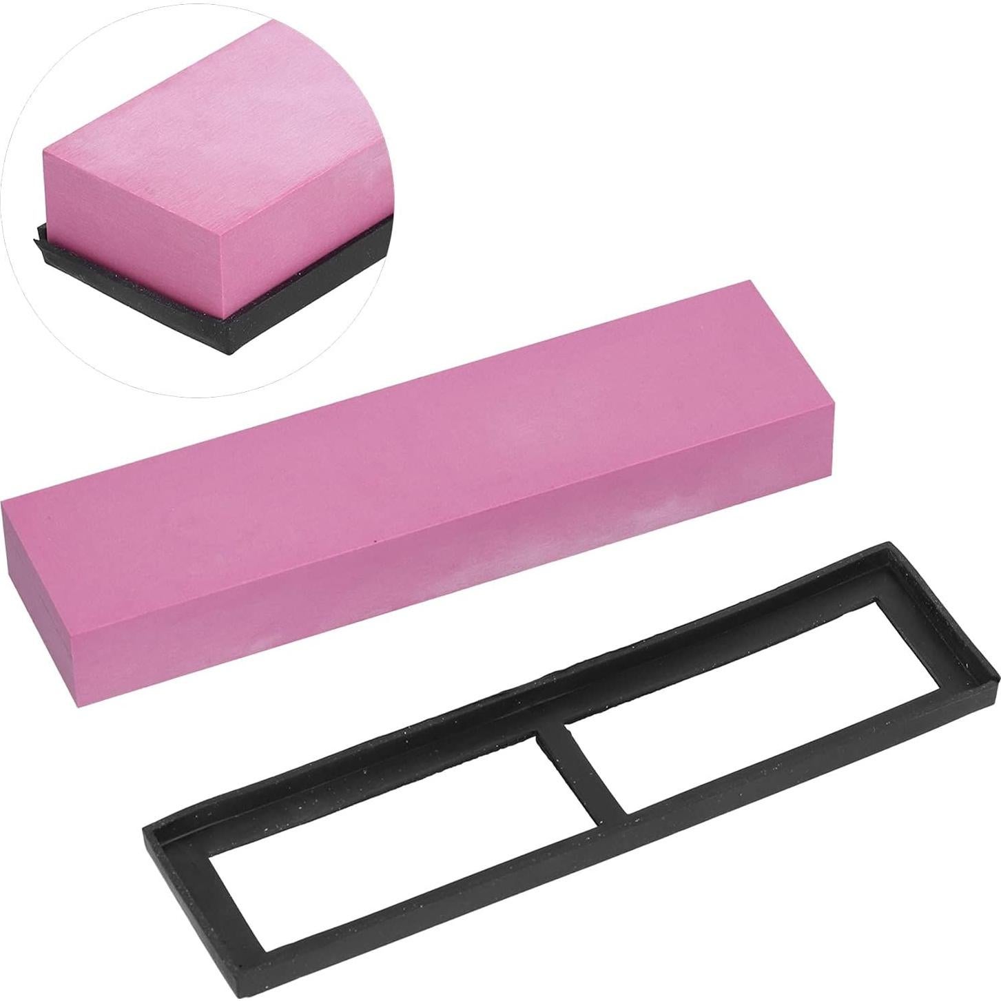 Piedra de Afilado de Cuchillos Walfront 3000 Grit Rubí 20x5x2.5cm