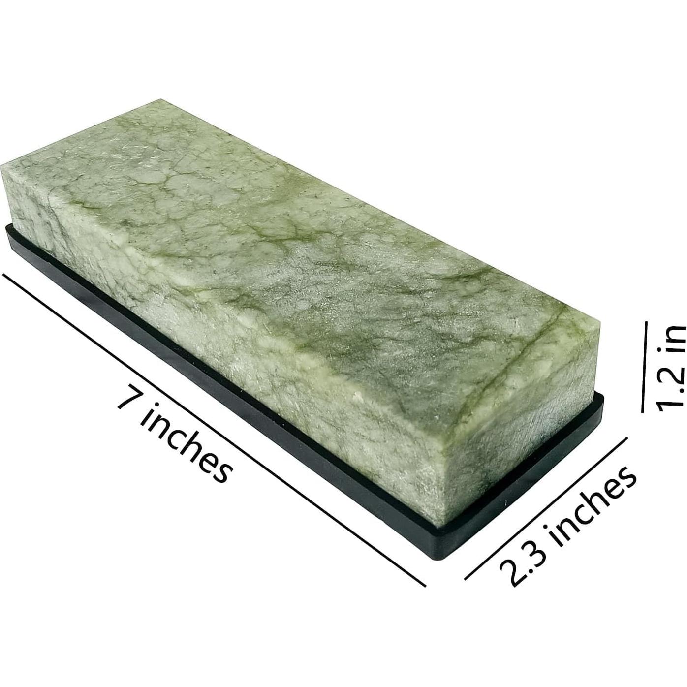 Piedra de Afilar Natural Verde 10000 Grit Leeviphne 180x60x30mm