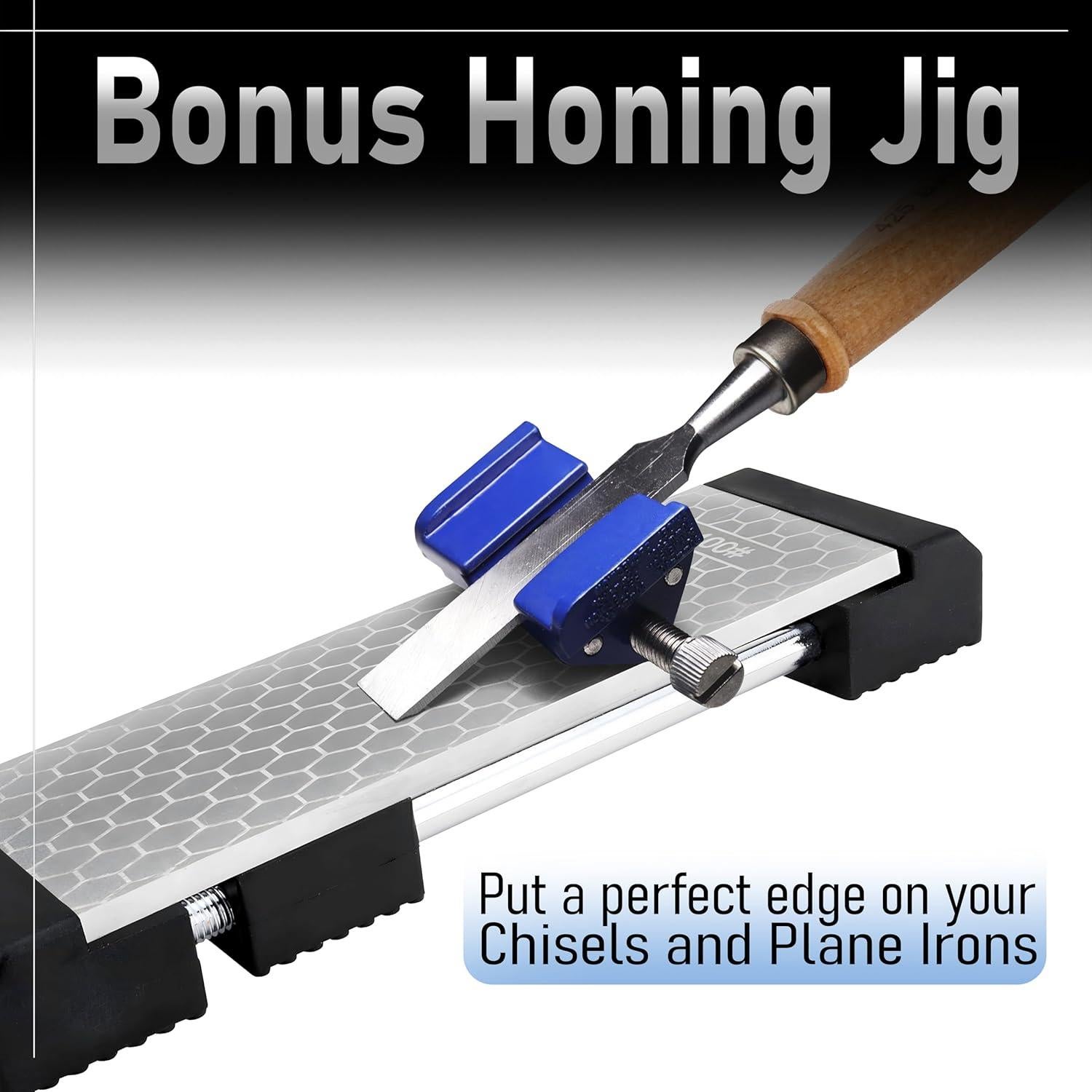 Kit Afilador de Cuchillos Schaaf Tools con Piedra Diamante 20.32x6.99cm