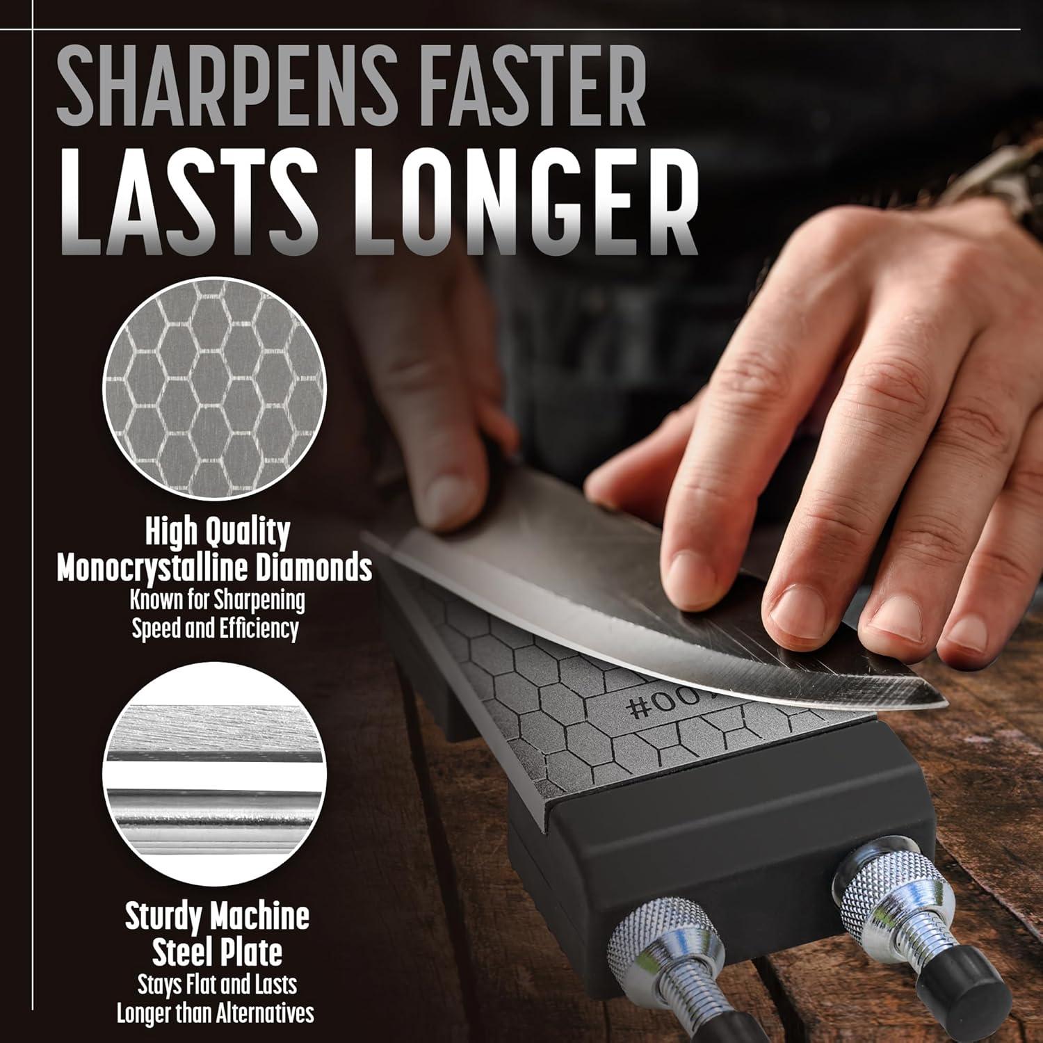 Kit Afilador de Cuchillos Schaaf Tools con Piedra Diamante 20.32x6.99cm