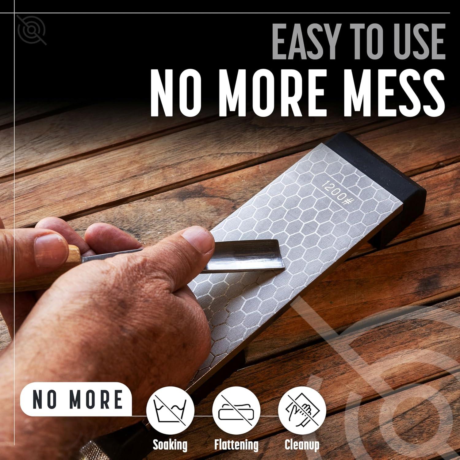 Kit Afilador de Cuchillos Schaaf Tools con Piedra Diamante 20.32x6.99cm