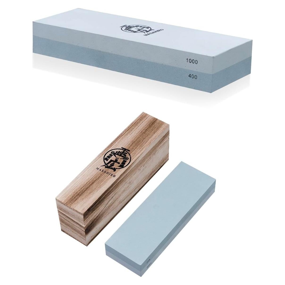 Piedra de Afilar Doble Cara HMS 242 - Grano Rugoso y Medio